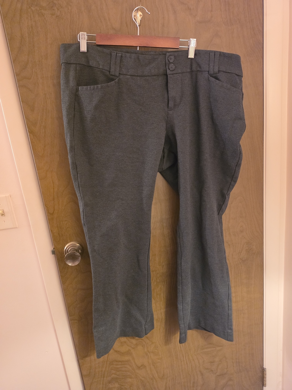 Plus Size Torrid Gray Work Pants Size 22R